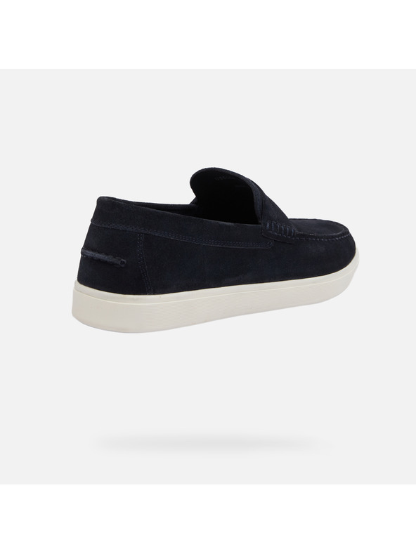 Geox Tmavomodré pánske mokasíny Geox Avola