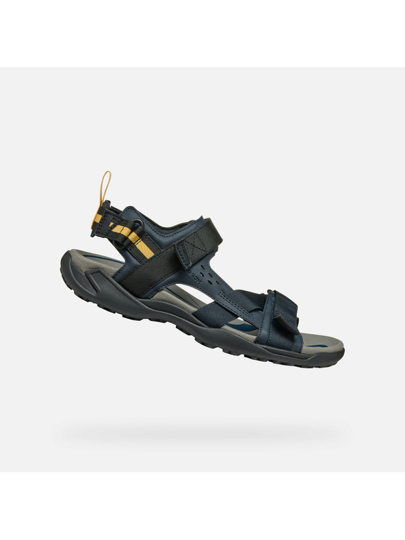 Geox Tmavomodré pánske sandále Geox Terreno + Grip