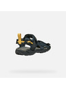 Geox Tmavomodré pánske sandále Geox Terreno + Grip