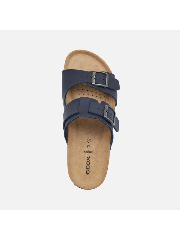 Geox Tmavomodré pánske šľapky Geox Ghita