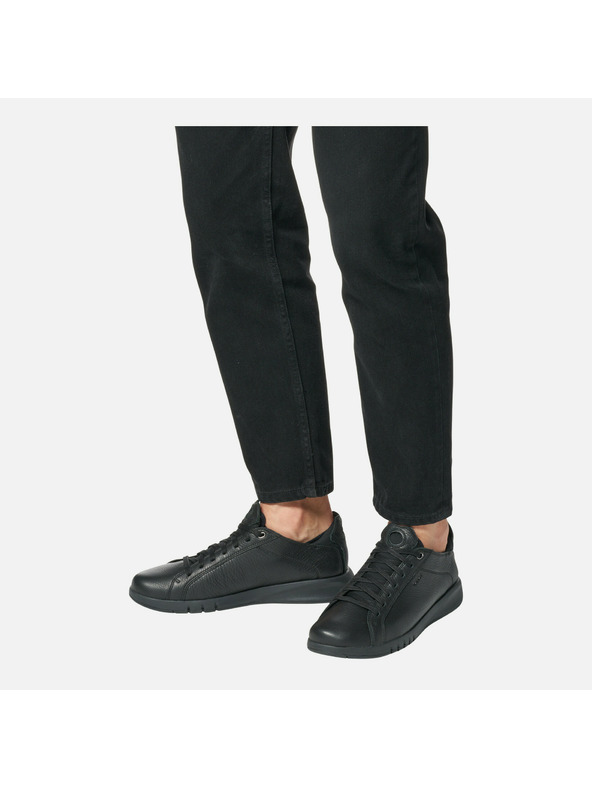 Geox Čierne pánske tenisky Geox Aerantis