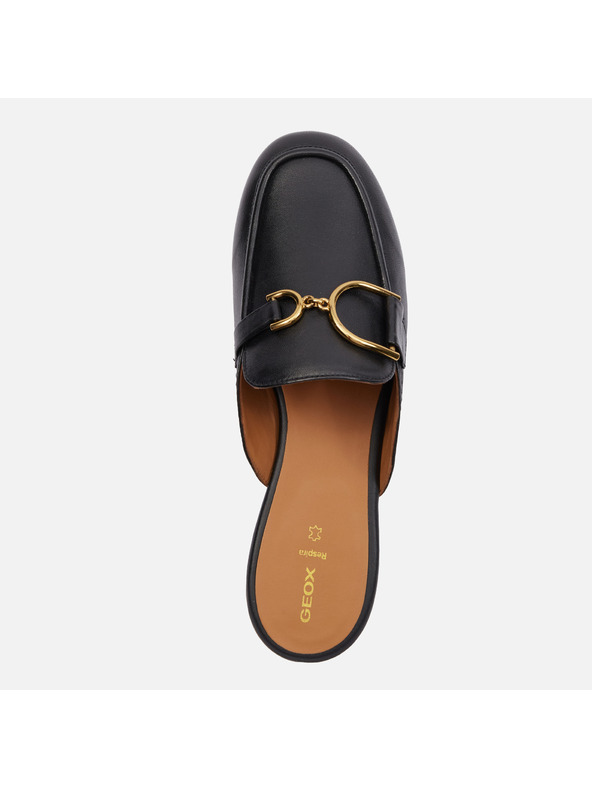 Geox Čierne dámske mokasíny Geox Palmaria