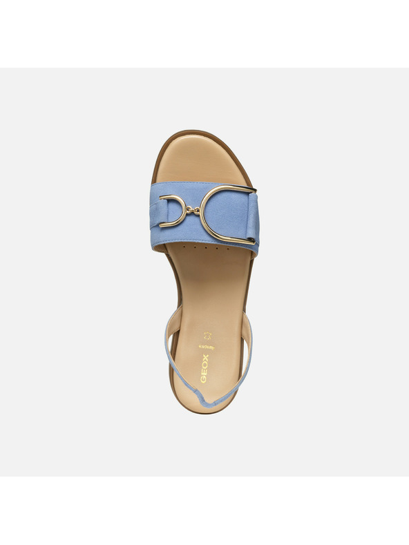 Geox Svetlomodré dámske sandále Geox Naileen