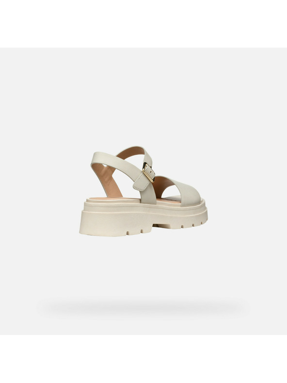 Geox Béžové dámske sandále Geox Adacter S