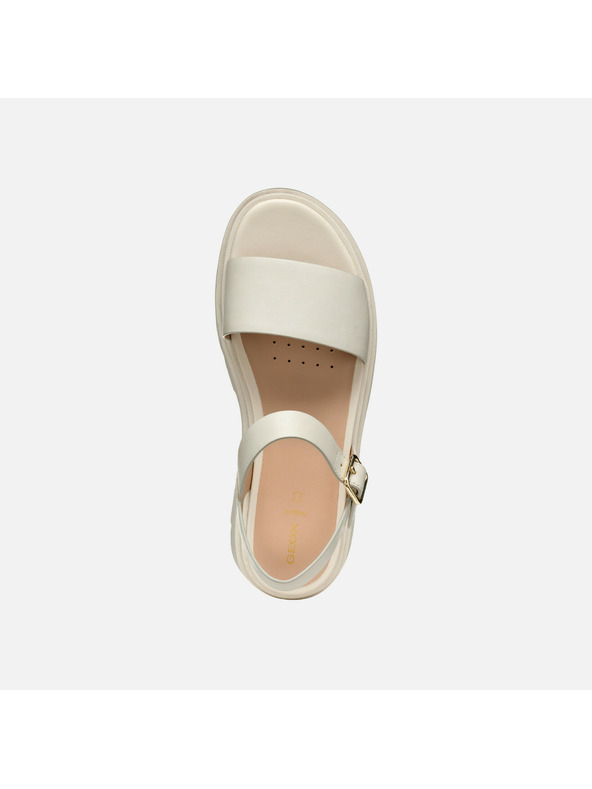 Geox Béžové dámske sandále Geox Adacter S
