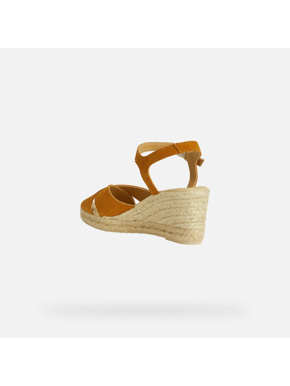 Geox Žlté dámske sandále Geox Gelsa Low