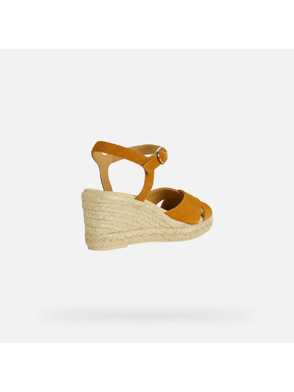 Geox Žlté dámske sandále Geox Gelsa Low