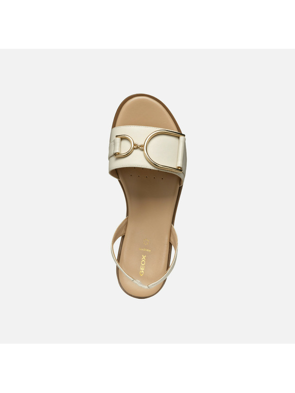 Geox Krémové dámske sandále Geox Naileen