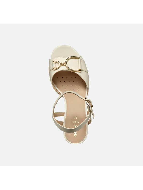 Geox Krémové dámske sandále Geox Neeraklia 80