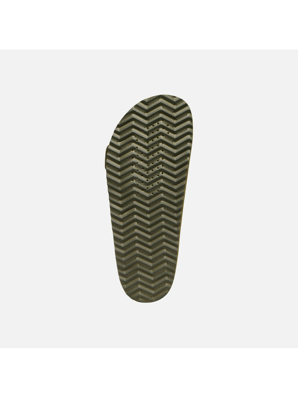 Geox Svetlozelené dámske šľapky Geox Sandybett