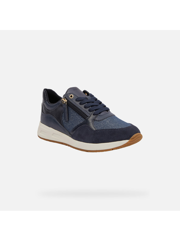 Geox Tmavomodré dámske tenisky Geox Bulmya
