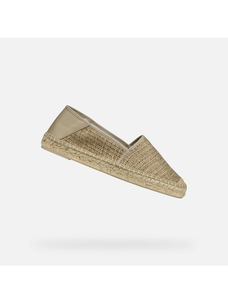 Geox Béžové dámske espadrilky Geox Lampedusa