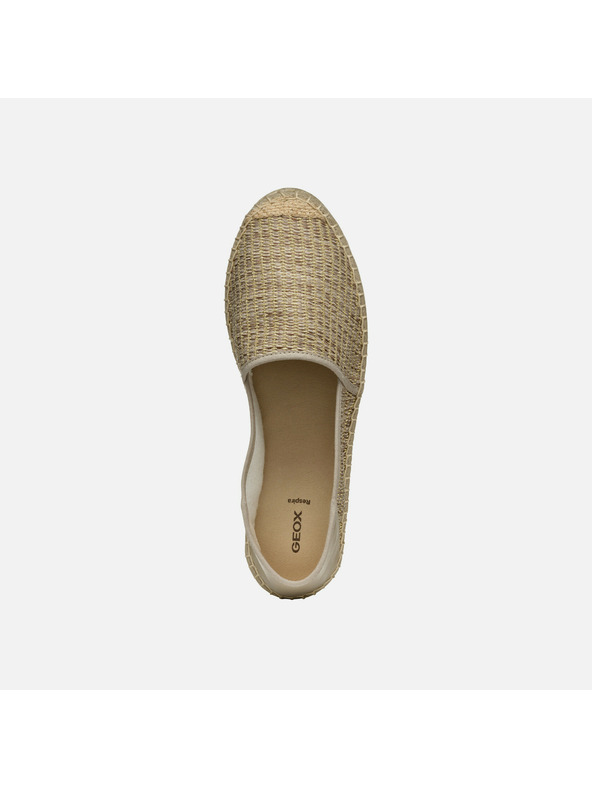Geox Béžové dámske espadrilky Geox Lampedusa