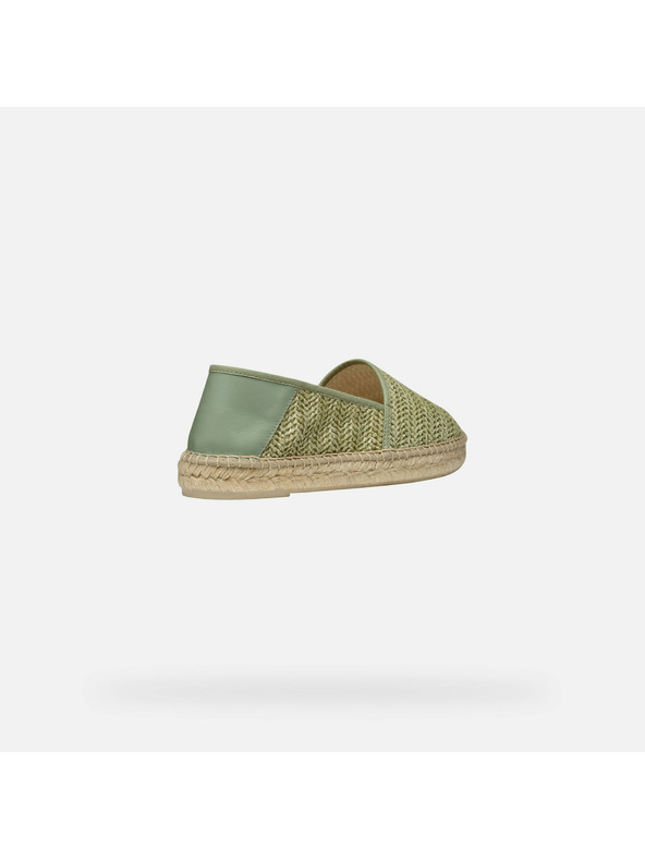 Geox Svetlozelené dámske espadrilky Geox Lampedusa