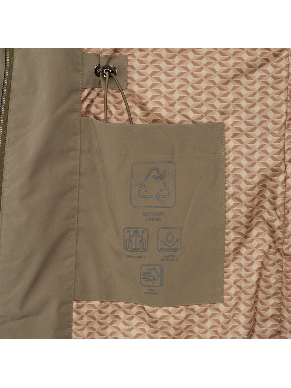 Geox Khaki dámska bunda Geox Claudin