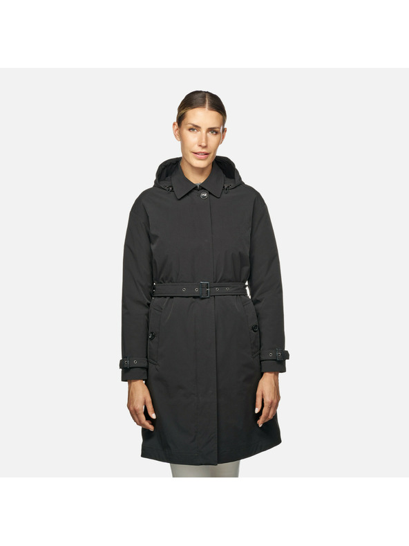 Geox Čierna dámska bunda Geox Anyweco