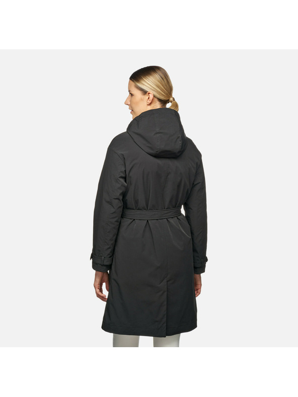 Geox Čierna dámska bunda Geox Anyweco