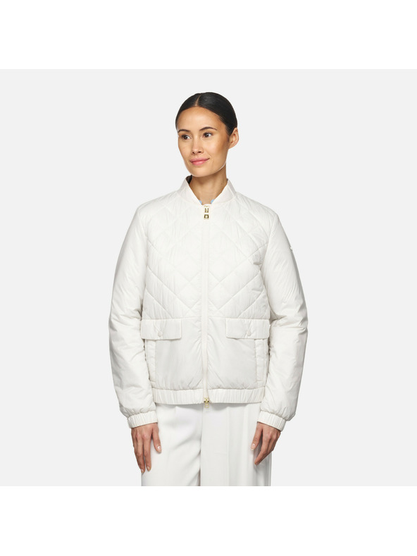 Geox Krémová dámska bunda Geox Amabel