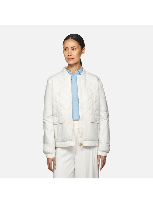 Geox Krémová dámska bunda Geox Amabel