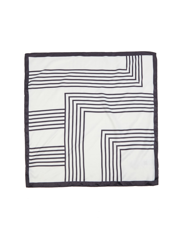 Orsay Biela vzorovaná dámska šatka ORSAY