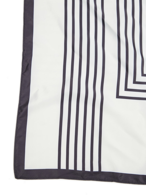 Orsay Biela vzorovaná dámska šatka ORSAY