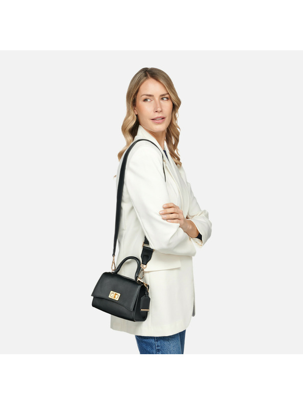 Geox Čierna dámska kabelka Geox Ciclaminia