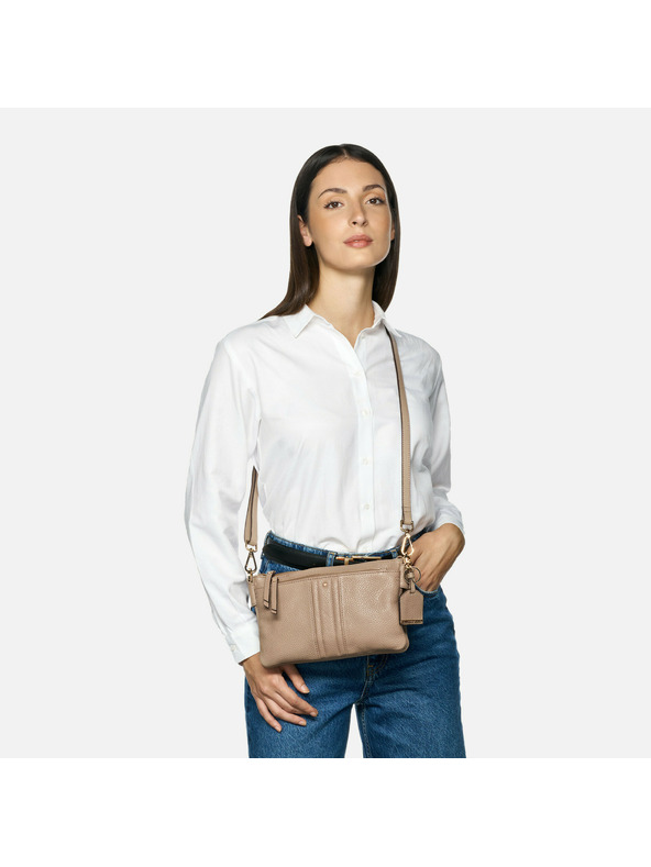 Geox Béžová dámska kabelka Geox Claree