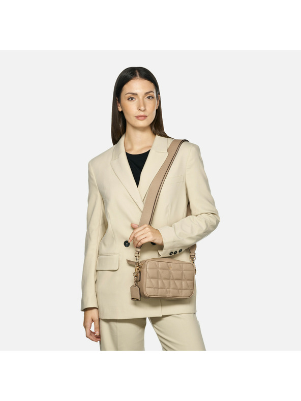 Geox Béžová dámska kabelka Geox Narcisia