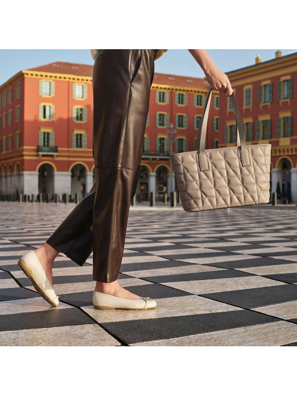 Geox Béžová dámska kabelka Geox Gardren