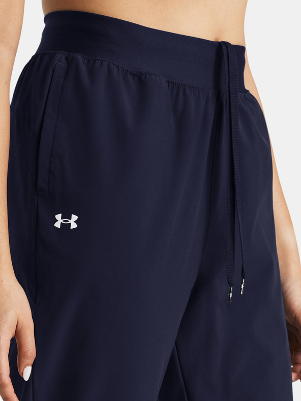 Under Armour Dámske športové nohavice Under Armour UA Rival Hi Rise Woven Pant-BLU