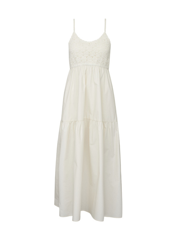 Orsay Krémové dámske midi šaty ORSAY