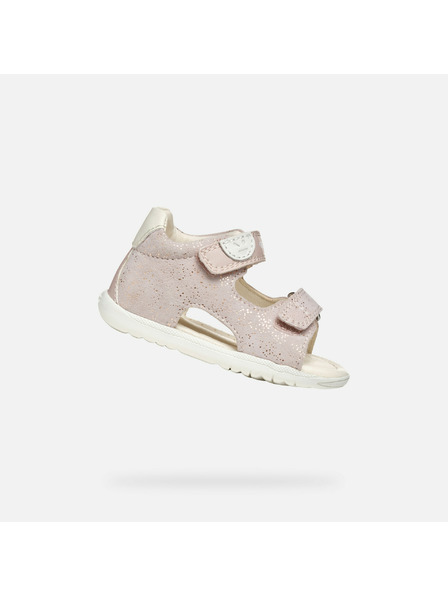 Geox Dievčenské prvé kroky Geox Macchia Pink