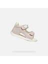 Geox Dievčenské prvé kroky Geox Macchia Pink