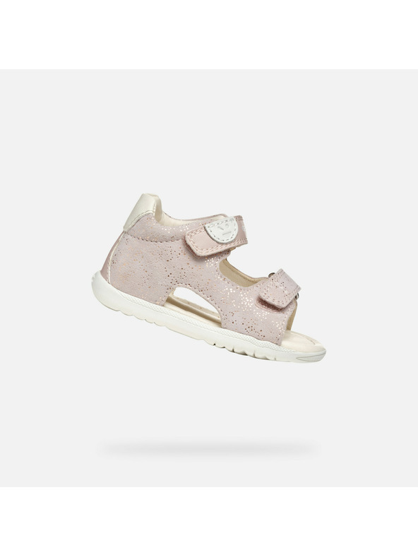 Geox Dievčenské prvé kroky Geox Macchia Pink