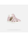 Geox Dievčenské prvé kroky Geox Macchia Pink