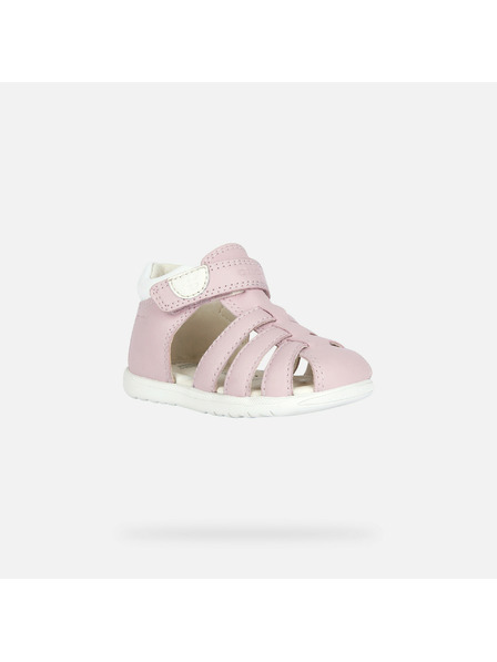 Geox Dievčenské prvé kroky Geox Macchia Pink