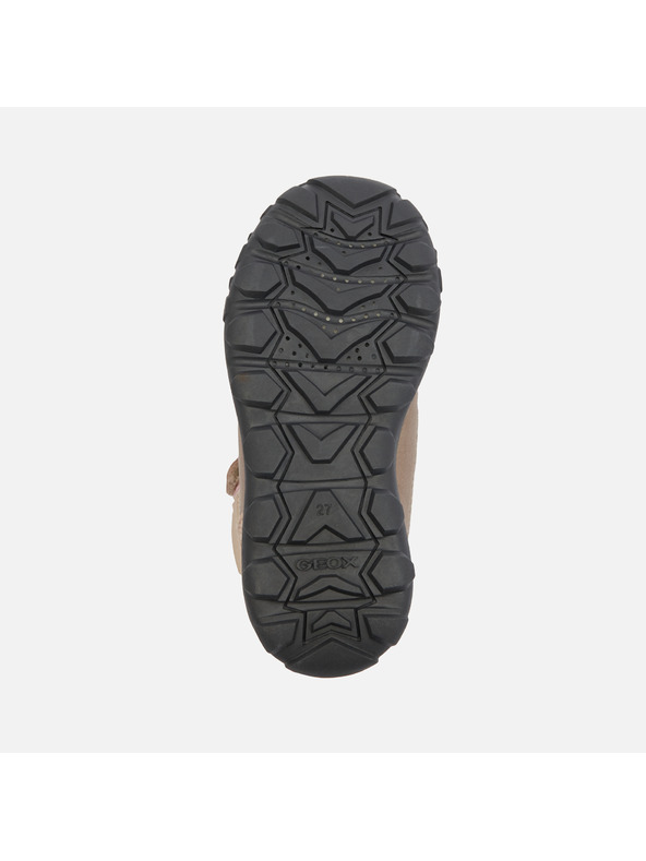 Geox Béžová dievčenská zimná obuv Geox Trekkyup B Ab