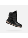 Geox Čierne dievčenské zimné topánky Geox Adelhide B Ab