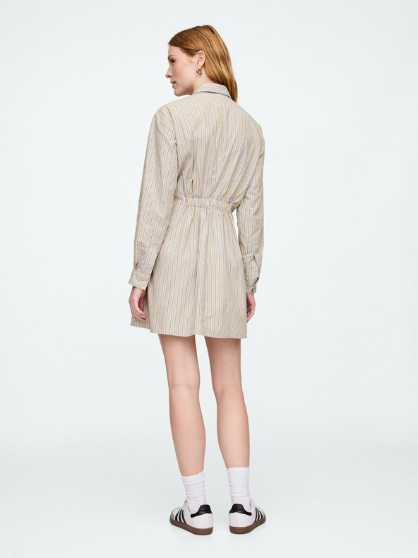 GAP Košeľové popelínové mini šaty Gap