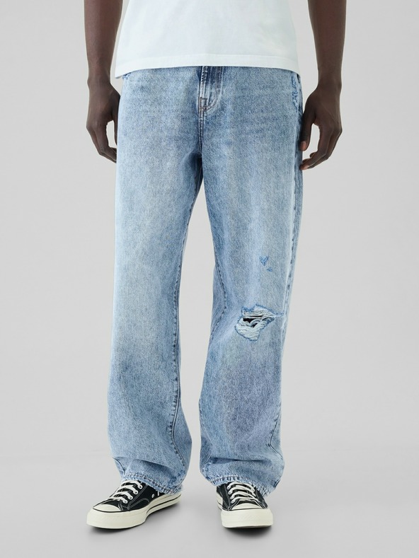 GAP Široké džínsy Baggy Unisex GAP