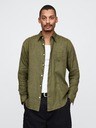 GAP Ľanová košeľa Classic Shirt GAP