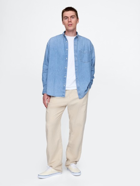 GAP Oversize džínsová košeľa Big Shirt Americana GAP