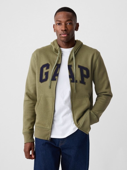 GAP Mikina na zips logo GAP