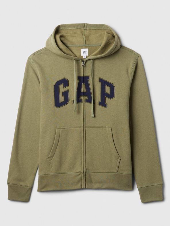 GAP Mikina na zips logo GAP