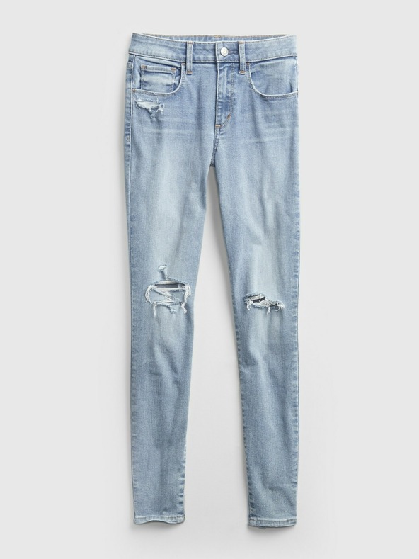 GAP Džínsy distressed universal jeggings mid rise GAP