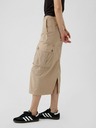 GAP Midi sukňa s vreckami Utility Cargo GAP