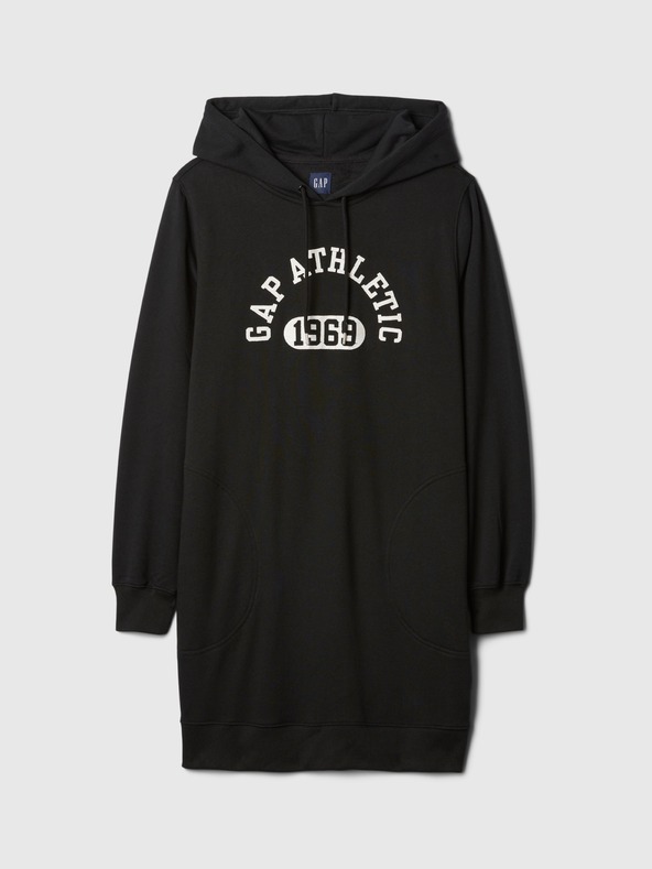 GAP Mikinové šaty s logom GAP