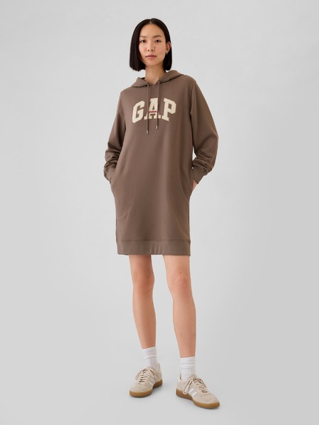 GAP Mikinové šaty s logom GAP