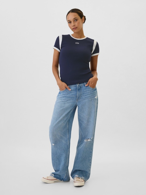 GAP Tričko GAP logo v-ss camo arch