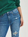 GAP Džínsy slim High Rise Destructed Vintage GAP